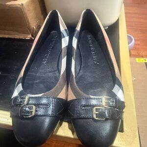 Burberry Check Ballet Flats - EU 40 (US 9-9.5) - Like New
